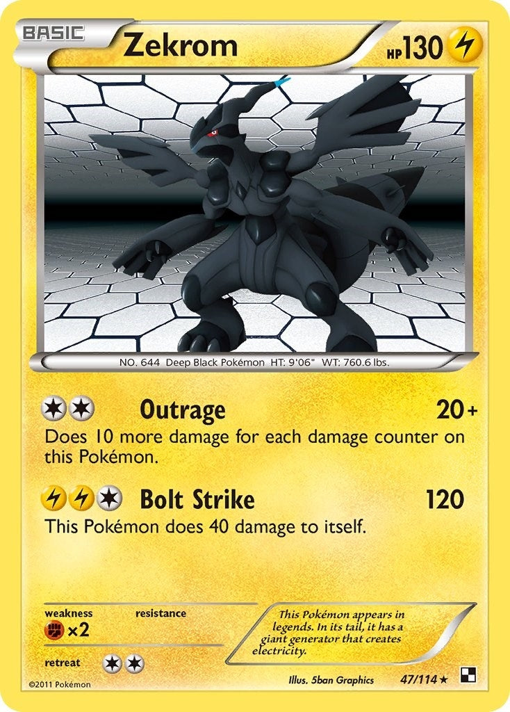 Image for Zekrom (47/114) (Black and White) (BLW) - Pokemon