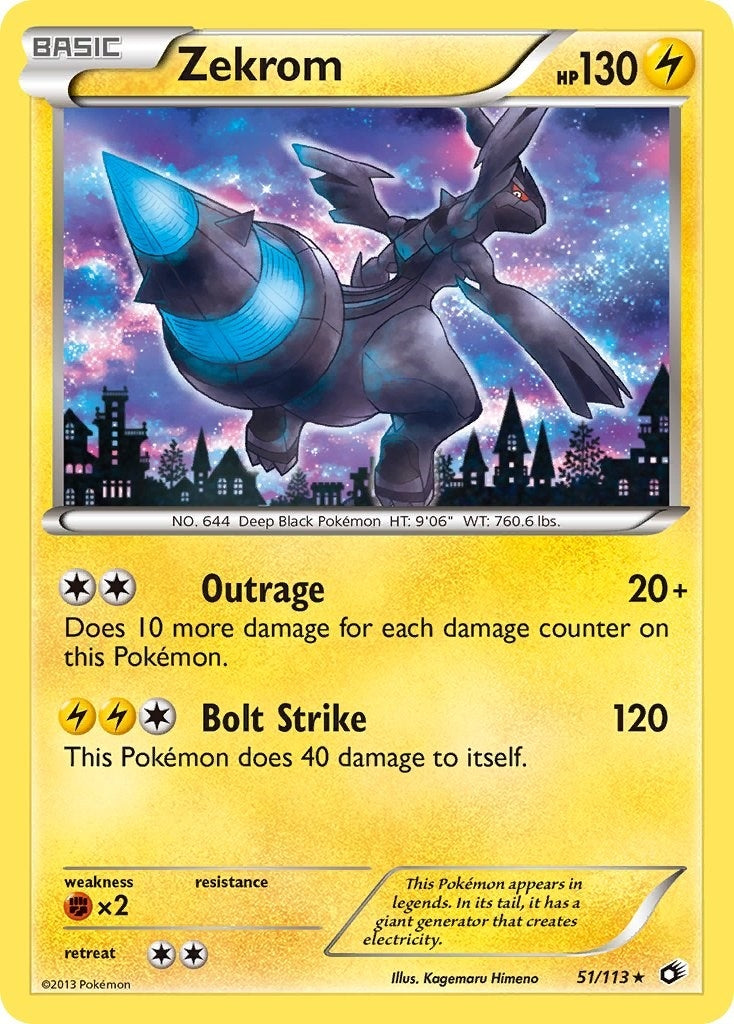Image for Zekrom (51/113) (Legendary Treasures) (LTR) - Pokemon
