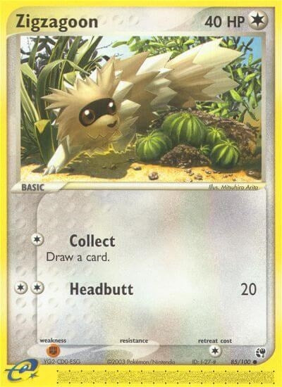 Image for Zigzagoon (85/100) (EX Sandstorm) (SS) - Pokemon