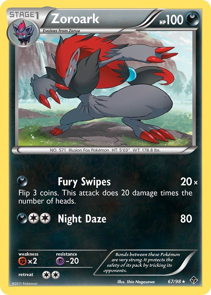 Image for Zoroark (67/98) (Emerging Powers) (EPO) - Pokemon