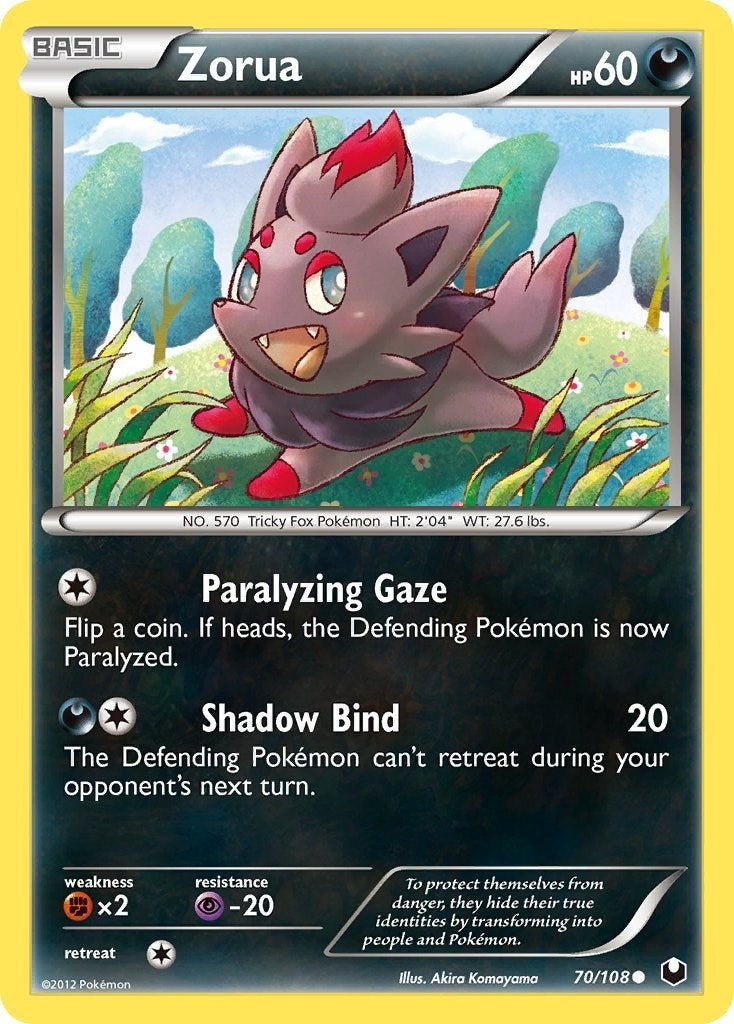 Image for Zorua (70) (70/108) (Dark Explorers) (DEX) - Pokemon