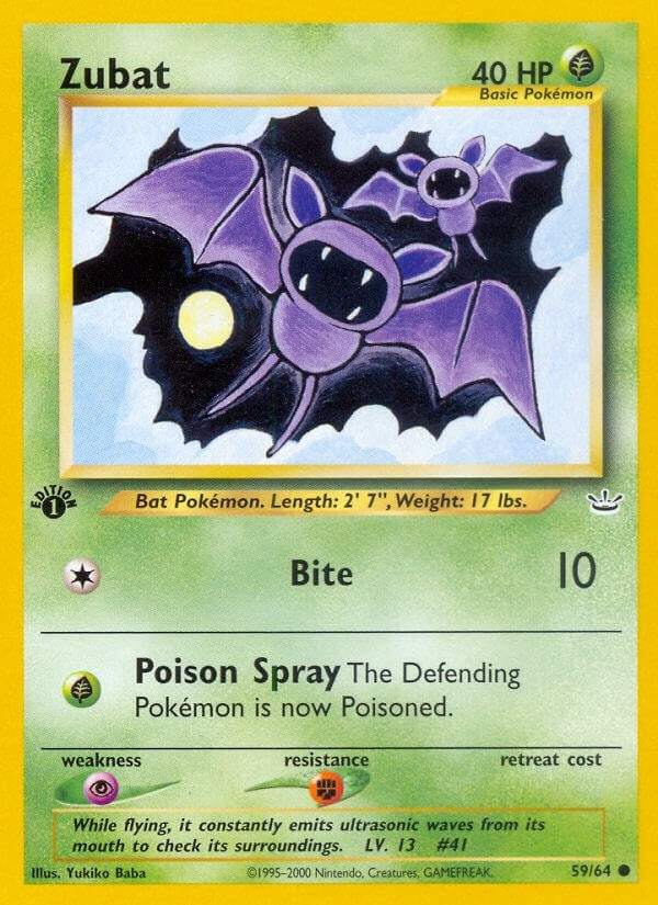 Image for Zubat (59/64) (Neo Revelation) (N3) - Pokemon