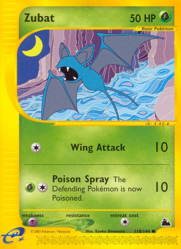 Image for Zubat (118) (118/144) (Skyridge) (SK) - Pokemon
