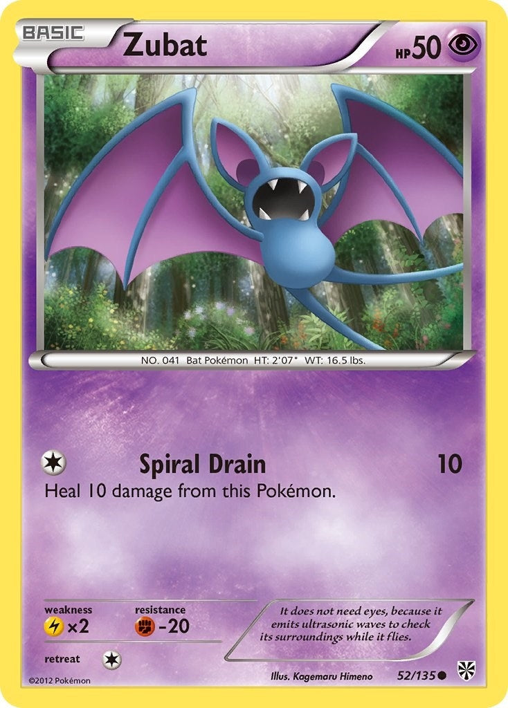 Image for Zubat (52) (52/135) (Plasma Storm) (PLS) - Pokemon