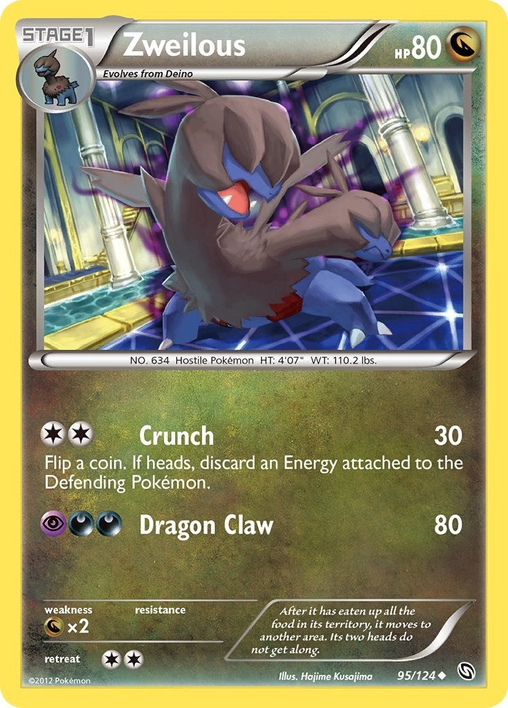Image for Zweilous (95) (95/124) (Dragons Exalted) (DRX) - Pokemon