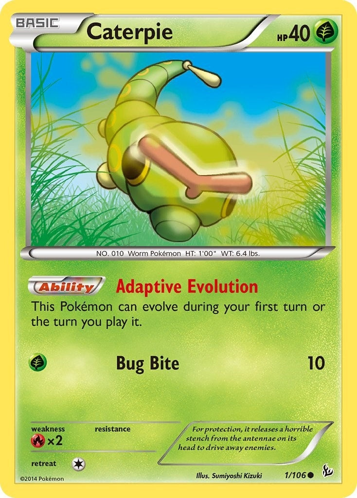 Image for Caterpie (1/106) (XY - Flashfire) (FLF) - Pokemon