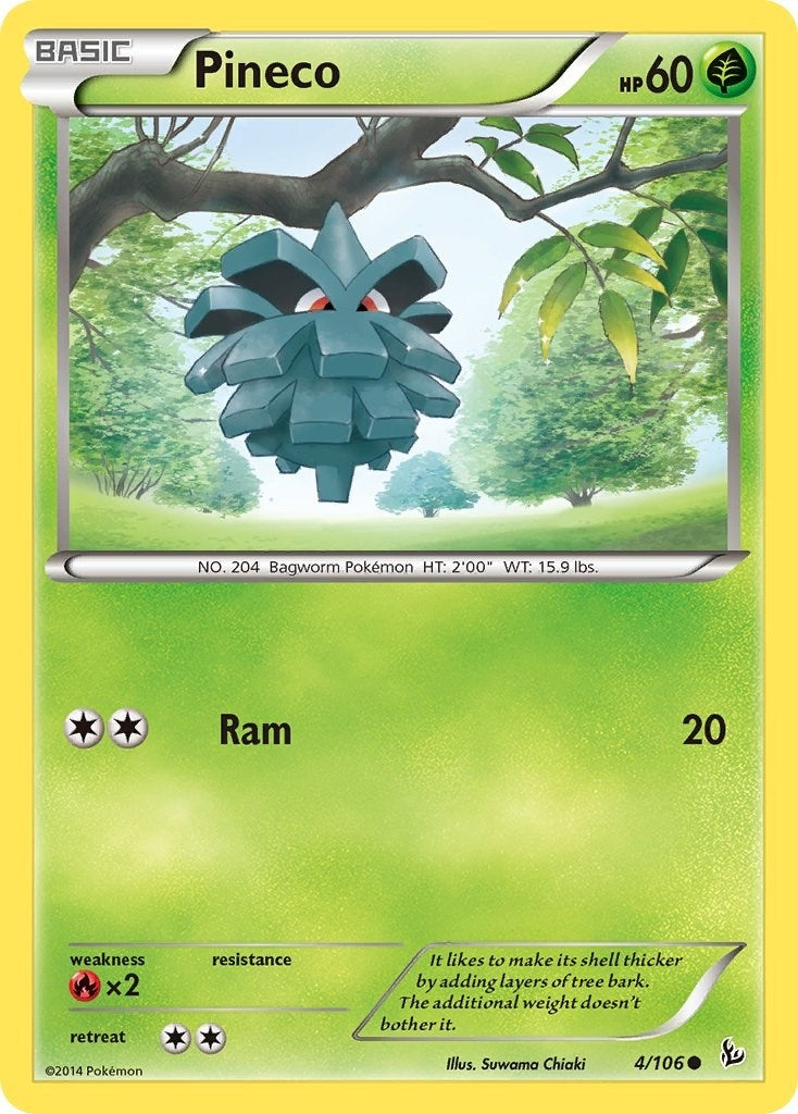 Image for Pineco (4/106) (XY - Flashfire) (FLF) - Pokemon