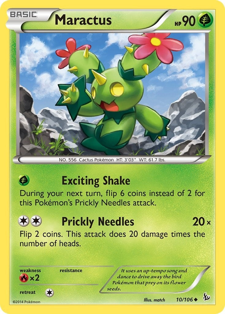 Image for Maractus (10/106) (XY - Flashfire) (FLF) - Pokemon