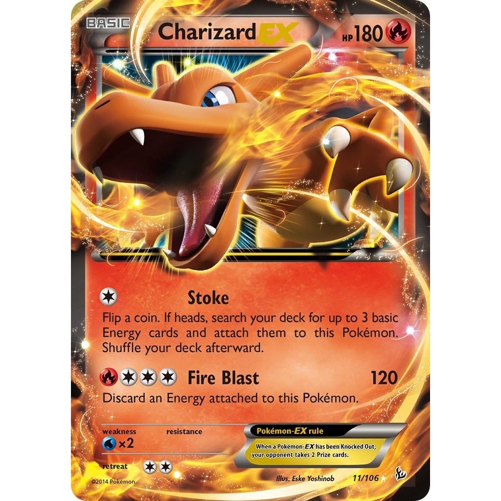 Image for Charizard EX (11) (11/106) (XY - Flashfire) - Pokemon