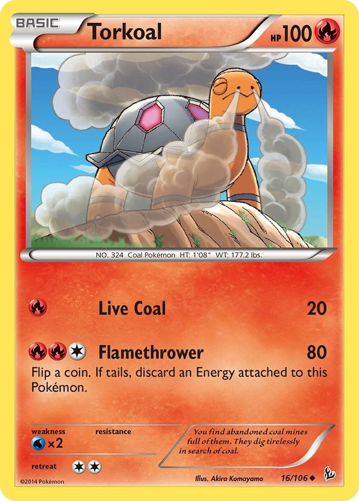 Image for Torkoal (16/106) (XY - Flashfire) (FLF) - Pokemon