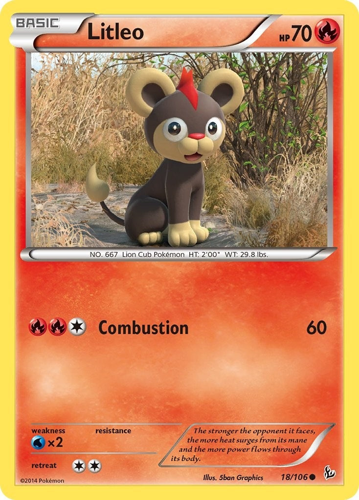 Image for Litleo (18) (18/106) (XY - Flashfire) (FLF) - Pokemon