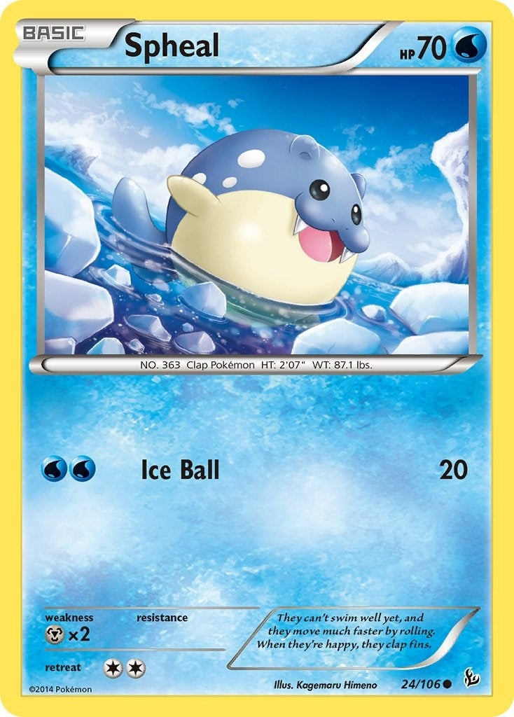 Image for Spheal (24/106) (XY - Flashfire) (FLF) - Pokemon