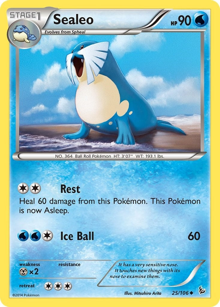 Image for Sealeo (25/106) (XY - Flashfire) (FLF) - Pokemon