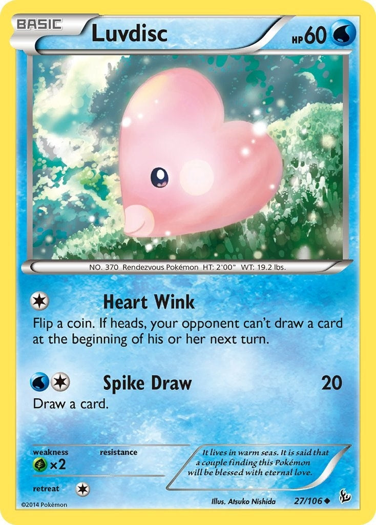 Image for Luvdisc (27/106) (XY - Flashfire) (FLF) - Pokemon