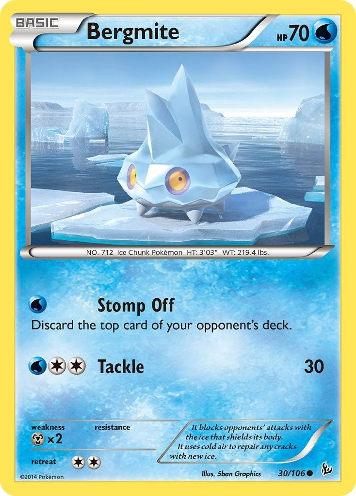 Image for Bergmite (30/106) (XY - Flashfire) (FLF) - Pokemon