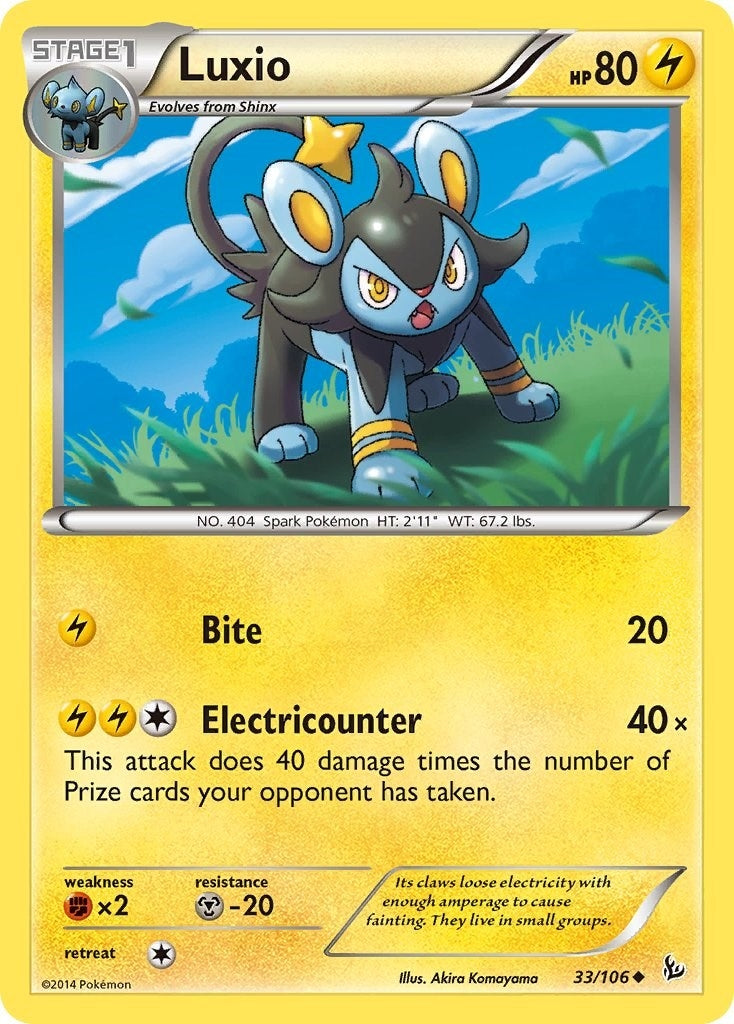 Image for Luxio (33/106) (XY - Flashfire) (FLF) - Pokemon