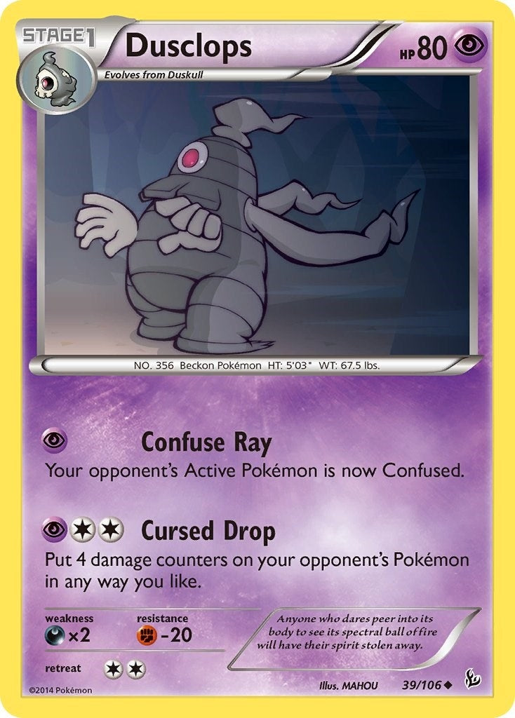 Image for Dusclops (39/106) (XY - Flashfire) (FLF) - Pokemon