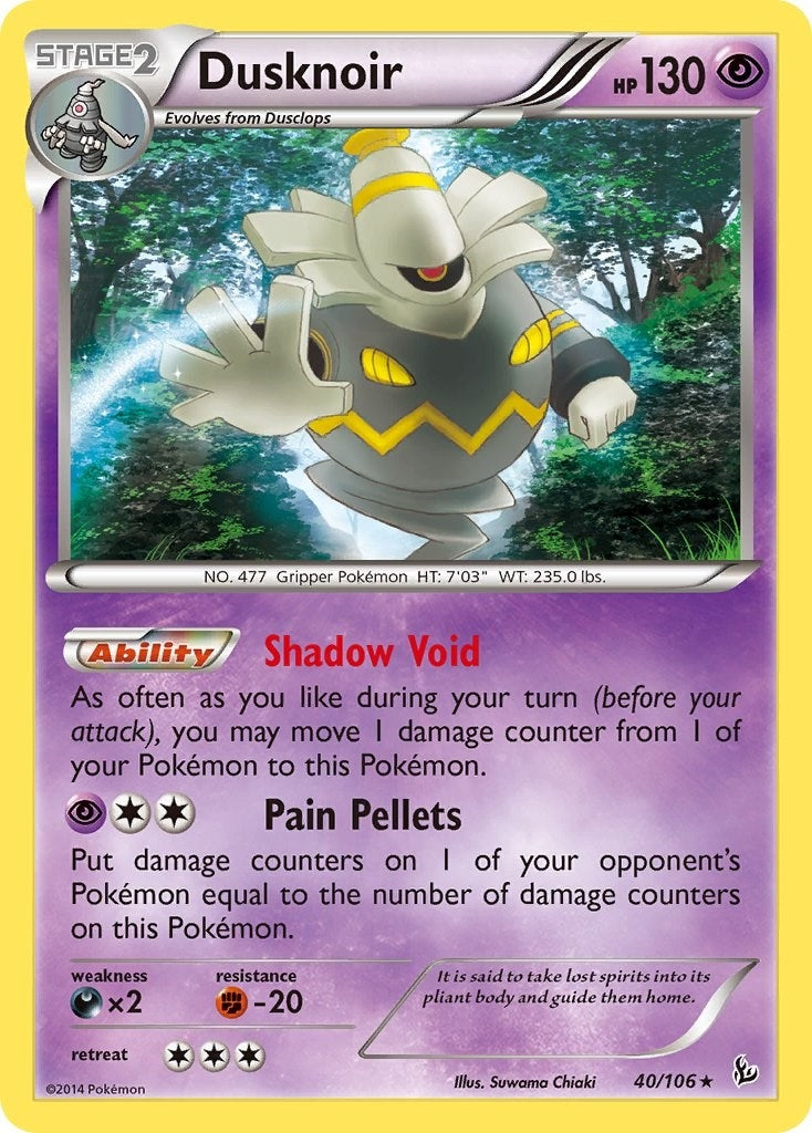 Image for Dusknoir (40/106) (XY - Flashfire) (FLF) - Pokemon
