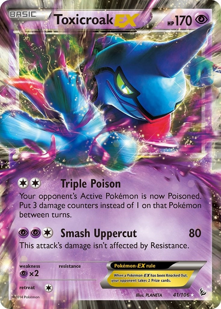 Image for Toxicroak EX (41/106) (XY - Flashfire) (FLF) - Pokemon
