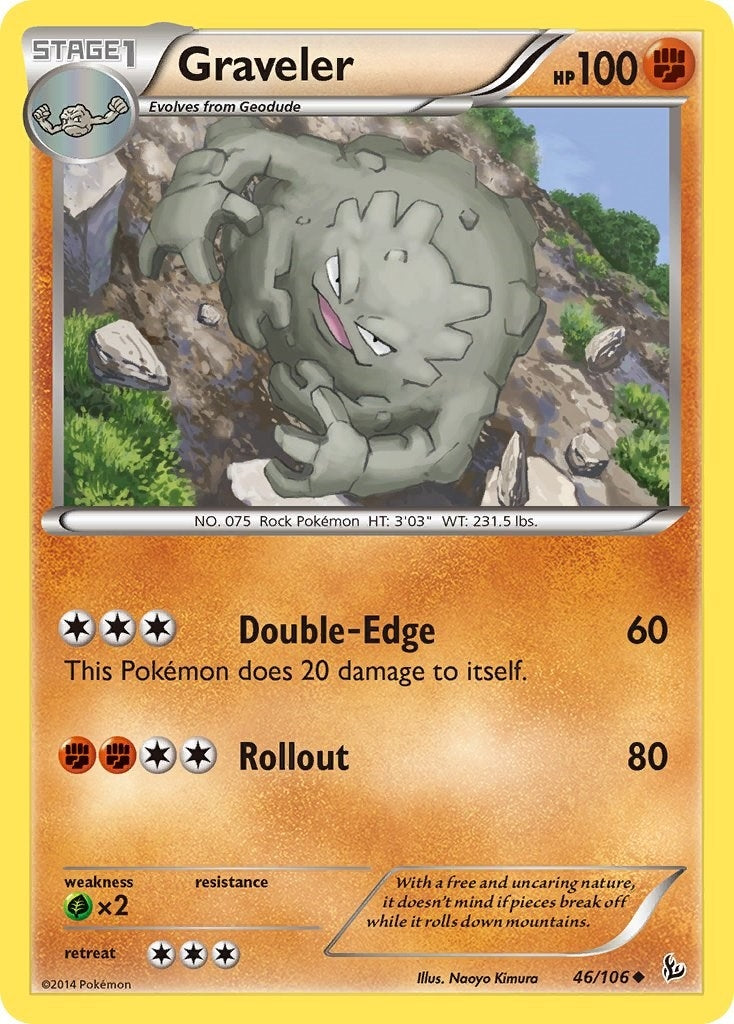 Image for Graveler (46/106) (XY - Flashfire) (FLF) - Pokemon