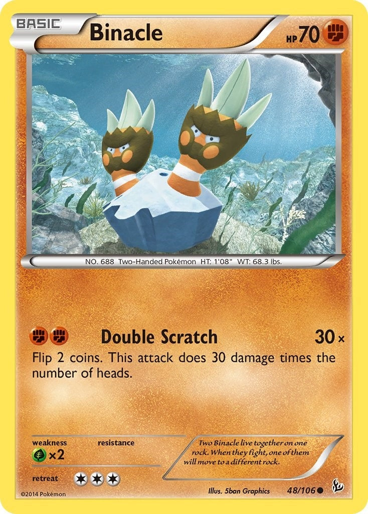 Image for Binacle (48/106) (XY - Flashfire) (FLF) - Pokemon