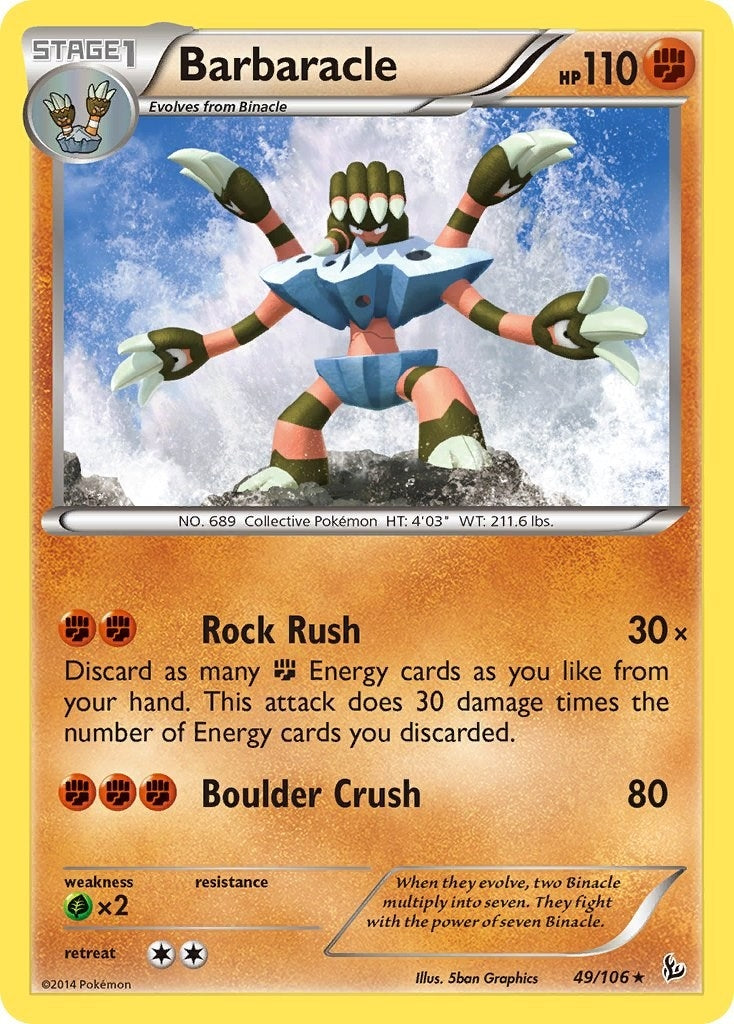 Image for Barbaracle (49/106) (XY - Flashfire) (FLF) - Pokemon