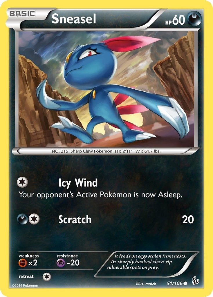 Image for Sneasel (51) (51/106) (XY - Flashfire) (FLF) - Pokemon
