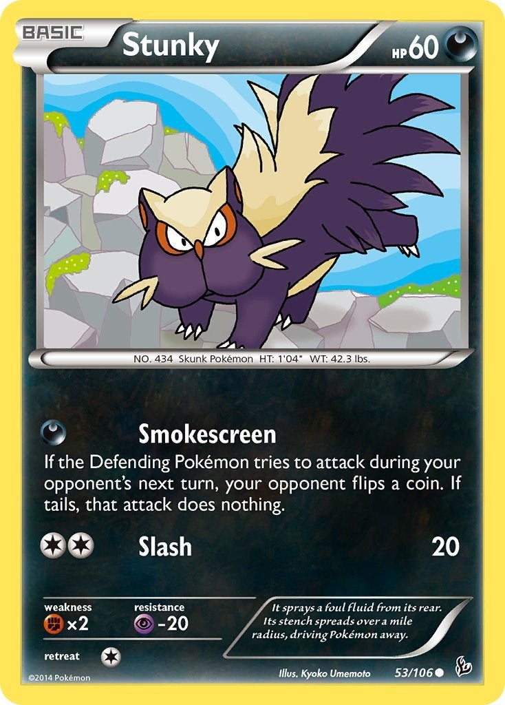 Image for Stunky (53) (53/106) (XY - Flashfire) (FLF) - Pokemon