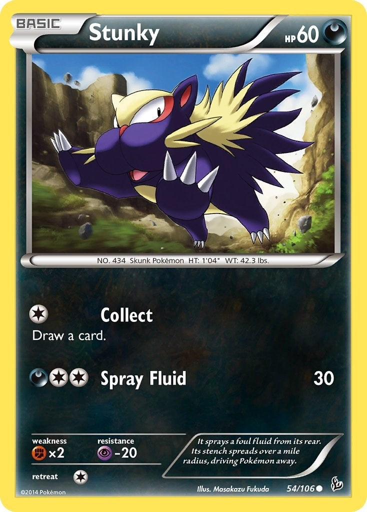 Image for Stunky (54) (54/106) (XY - Flashfire) (FLF) - Pokemon