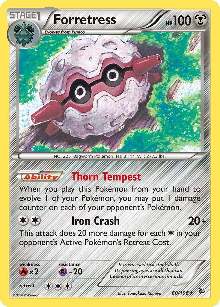 Image for Forretress (60/106) (XY - Flashfire) (FLF) - Pokemon