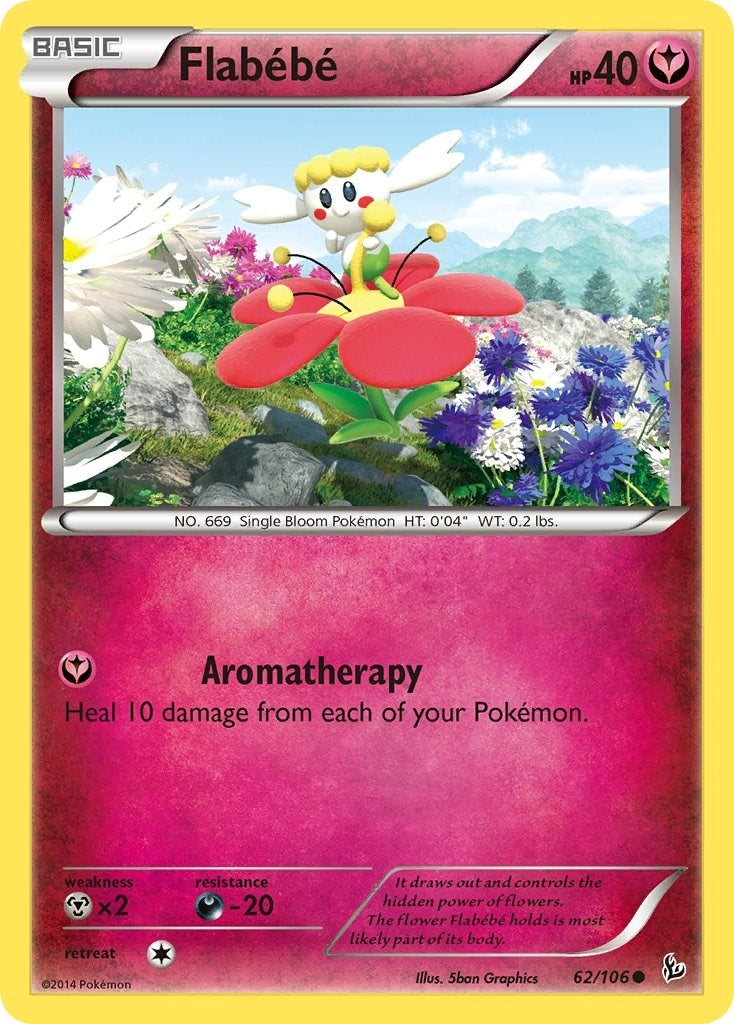 Image for Flabebe (62) (62/106) (XY - Flashfire) (FLF) - Pokemon