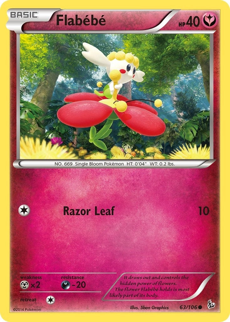 Image for Flabebe (63) (63/106) (XY - Flashfire) (FLF) - Pokemon