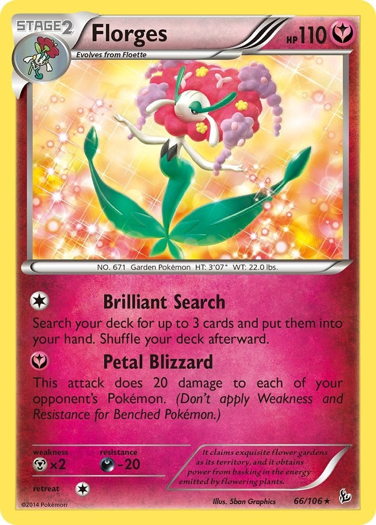 Image for Florges (66/106) (XY - Flashfire) (FLF) - Pokemon