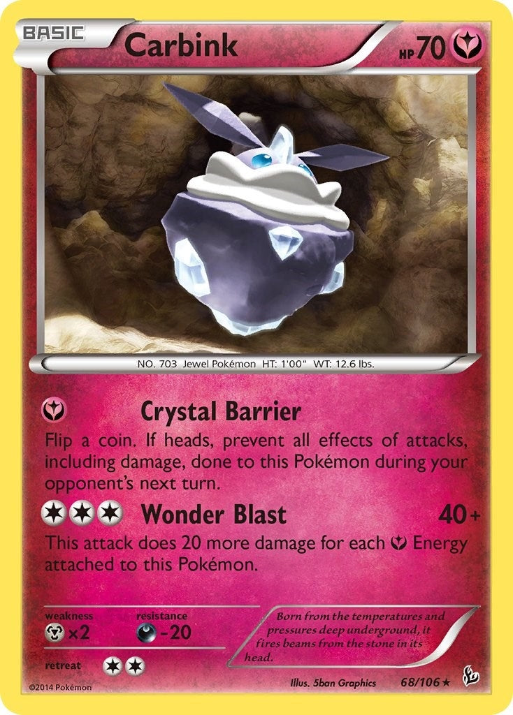 Image for Carbink (68/106) (XY - Flashfire) (FLF) - Pokemon