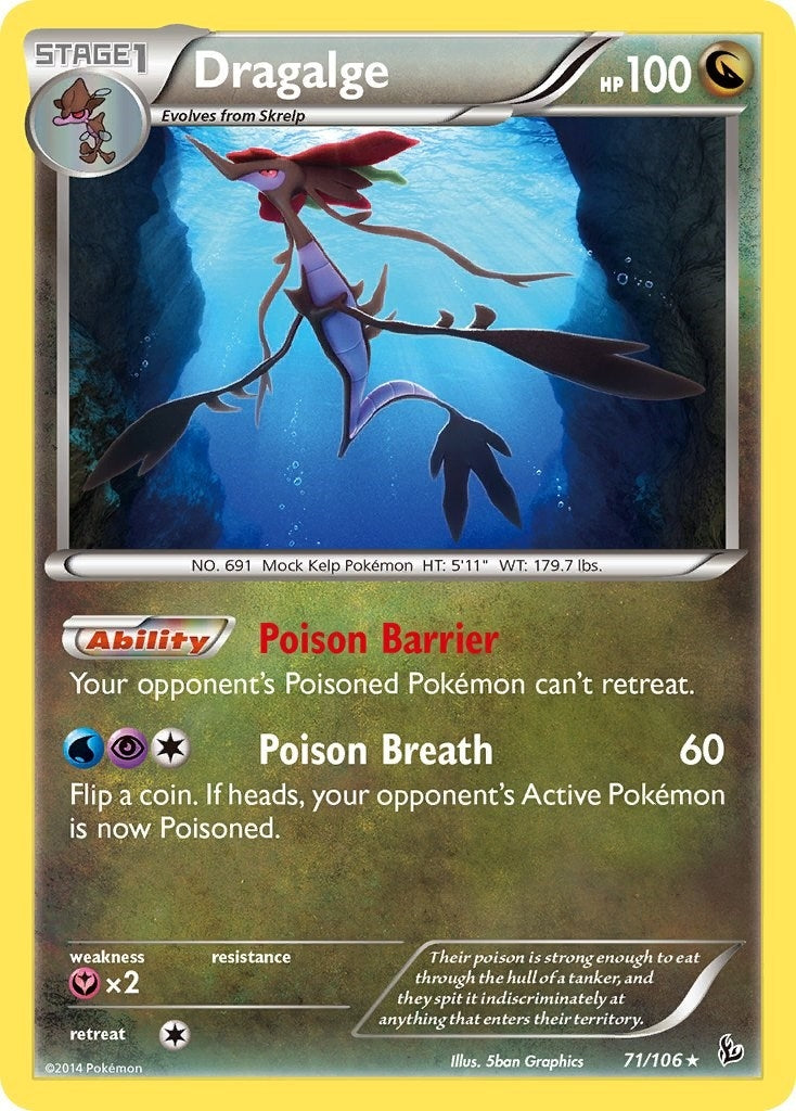 Image for Dragalge (71/106) (XY - Flashfire) (FLF) - Pokemon
