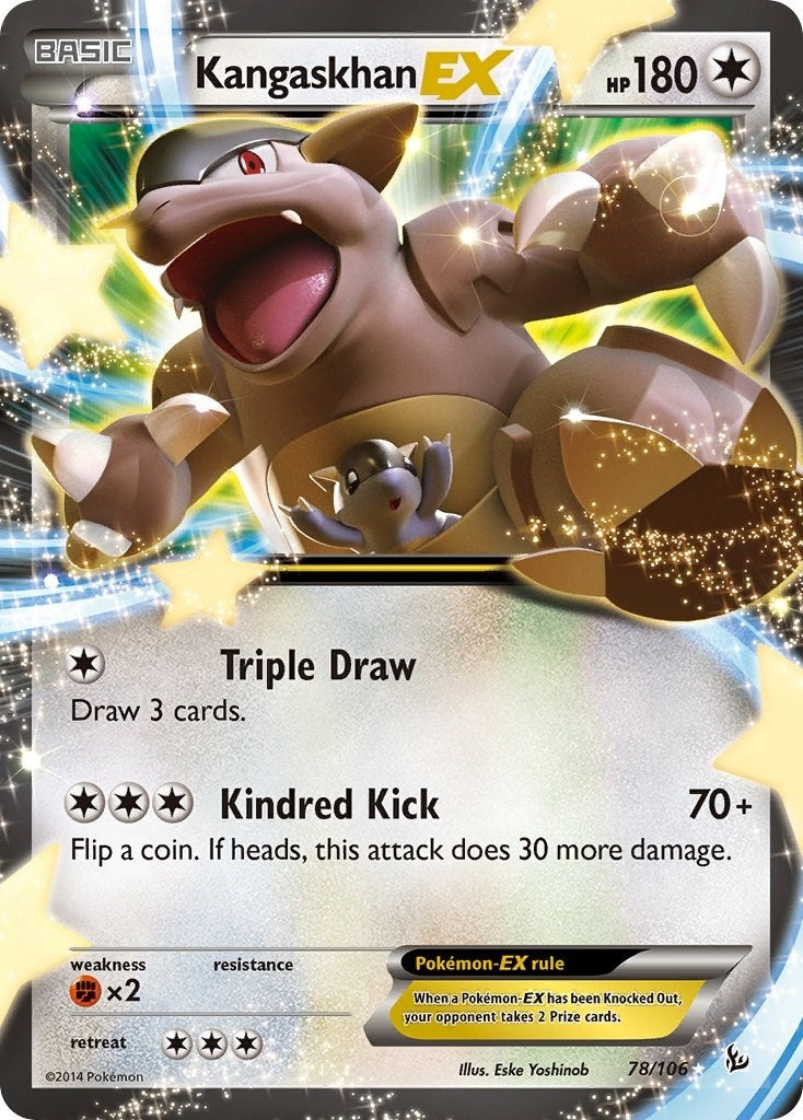 Image for Kangaskhan EX (78/106) (XY - Flashfire) (FLF) - Pokemon