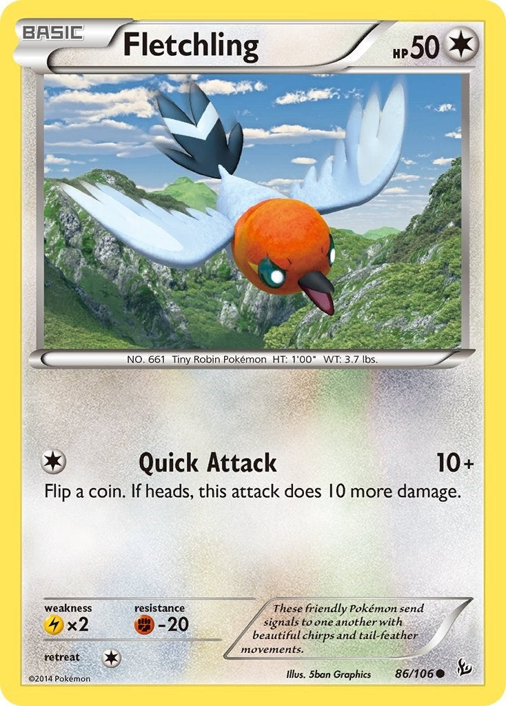 Image for Fletchling (86/106) (XY - Flashfire) (FLF) - Pokemon