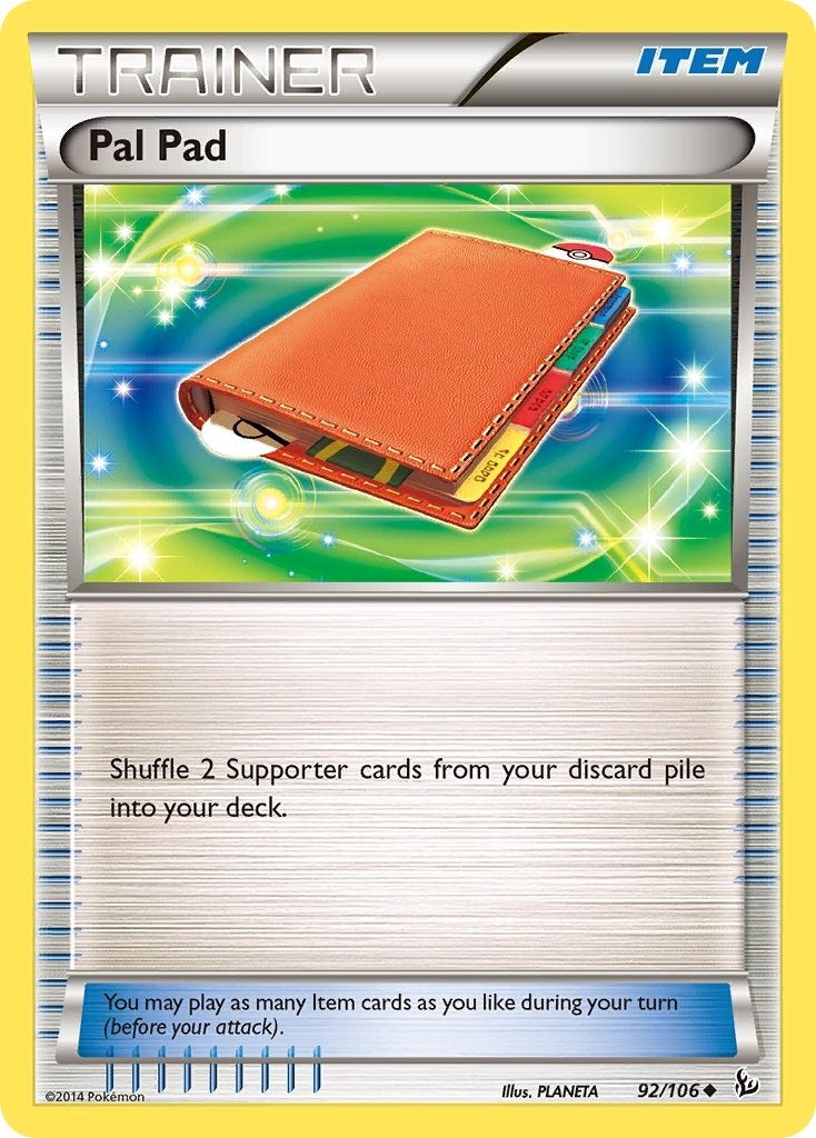 Image for Pal Pad (92/106) (XY - Flashfire) (FLF) - Pokemon