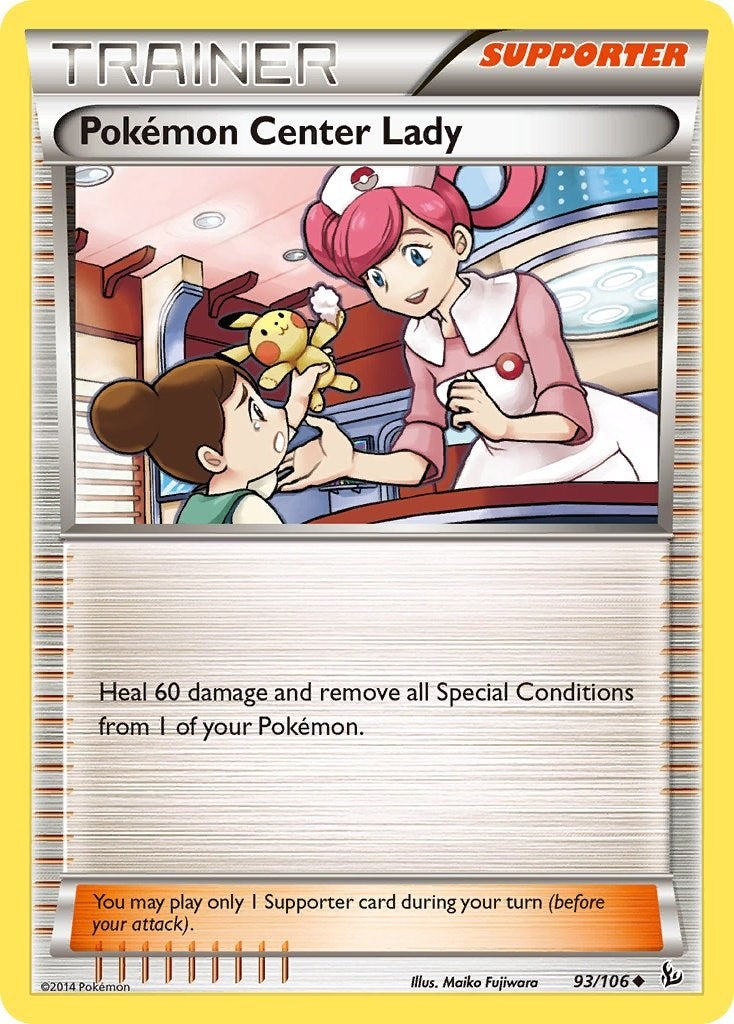 Image for Pokemon Center Lady (93/106) (XY - Flashfire) (FLF) - Pokemon
