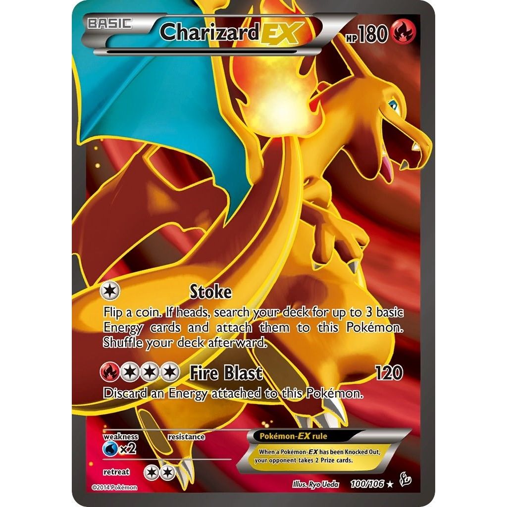 Image for Charizard EX (100 Full Art) (100/106) (XY - Flashfire) - Pokemon