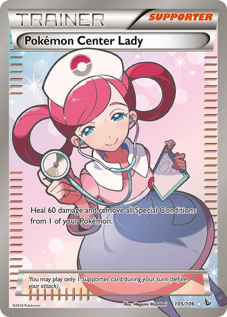 Image for Pokemon Center Lady (105 Full Art) (105/106) (XY - Flashfire) (FLF) - Pokemon
