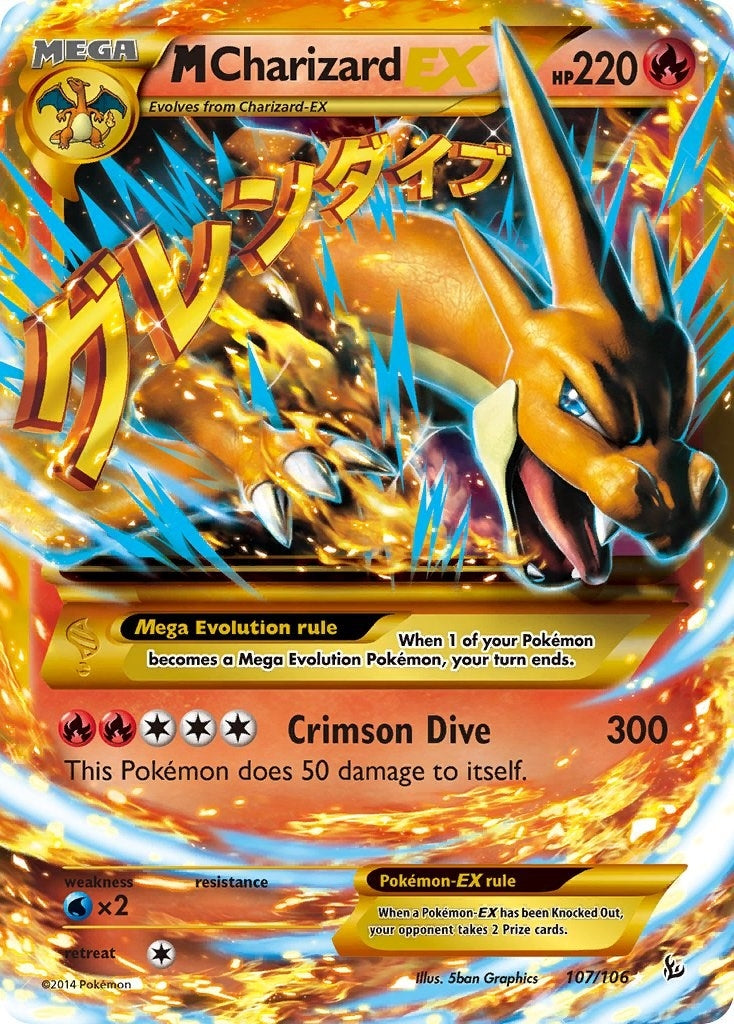 Image for M Charizard EX (Y) (Secret) (107/106) (XY - Flashfire) (FLF) - Pokemon