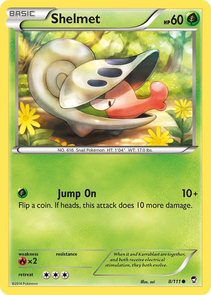 Image for Shelmet (8/111) (XY - Furious Fists) (FFI) - Pokemon