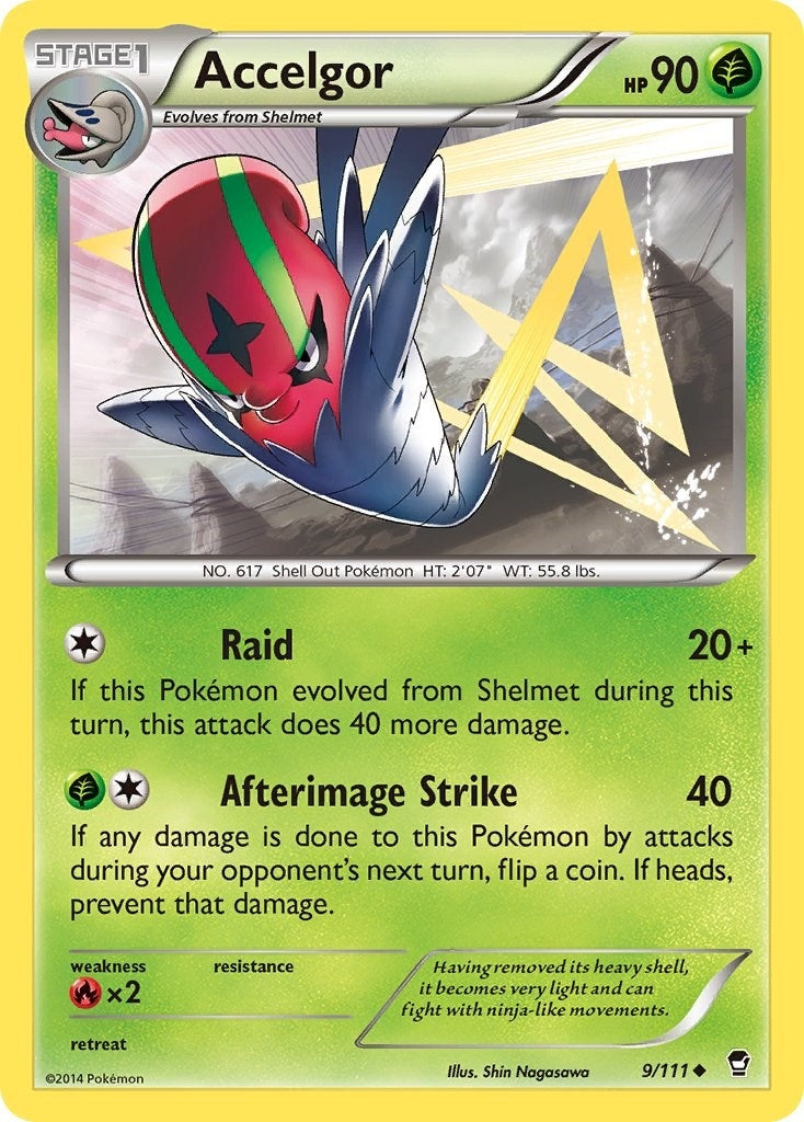 Image for Accelgor (9/111) (XY - Furious Fists) (FFI) - Pokemon