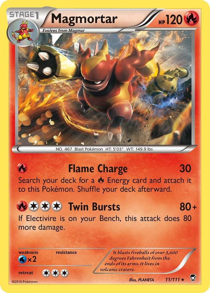 Image for Magmortar (11/111) (XY - Furious Fists) (FFI) - Pokemon