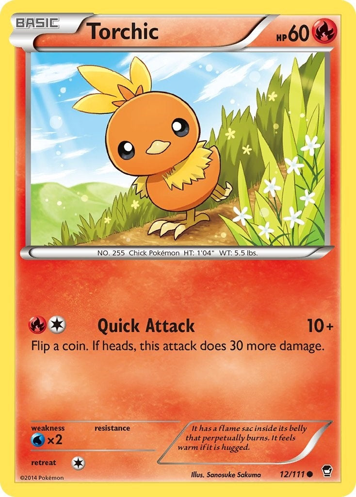 Image for Torchic (12/111) (XY - Furious Fists) (FFI) - Pokemon