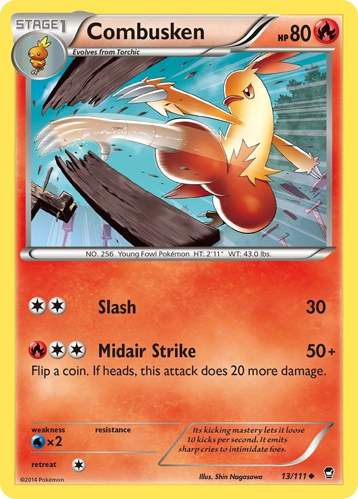Image for Combusken (13/111) (XY - Furious Fists) (FFI) - Pokemon
