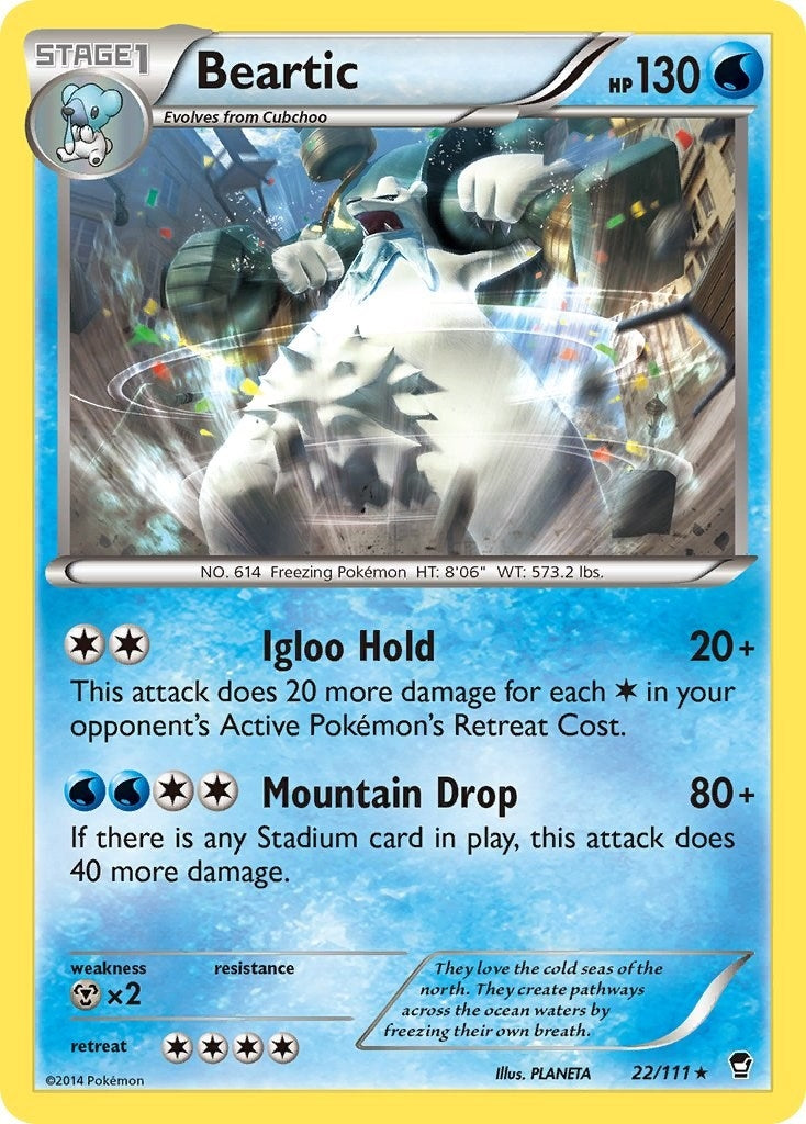 Image for Beartic (22/111) (XY - Furious Fists) (FFI) - Pokemon