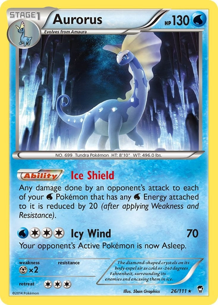 Image for Aurorus (26/111) (XY - Furious Fists) (FFI) - Pokemon