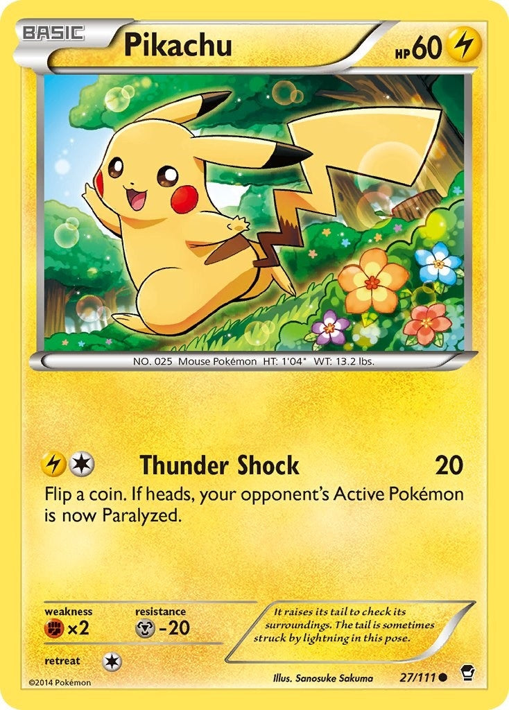 Image for Pikachu (27/111) (XY - Furious Fists) (FFI) - Pokemon